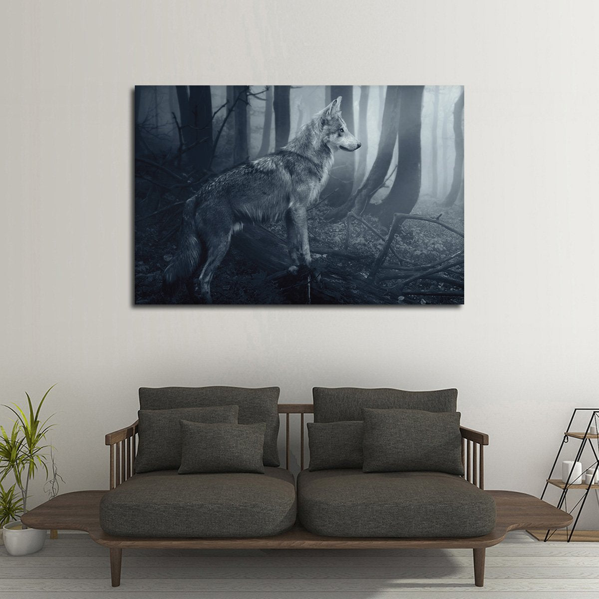 Canis Lupus Multi Panel Canvas Wall Art
