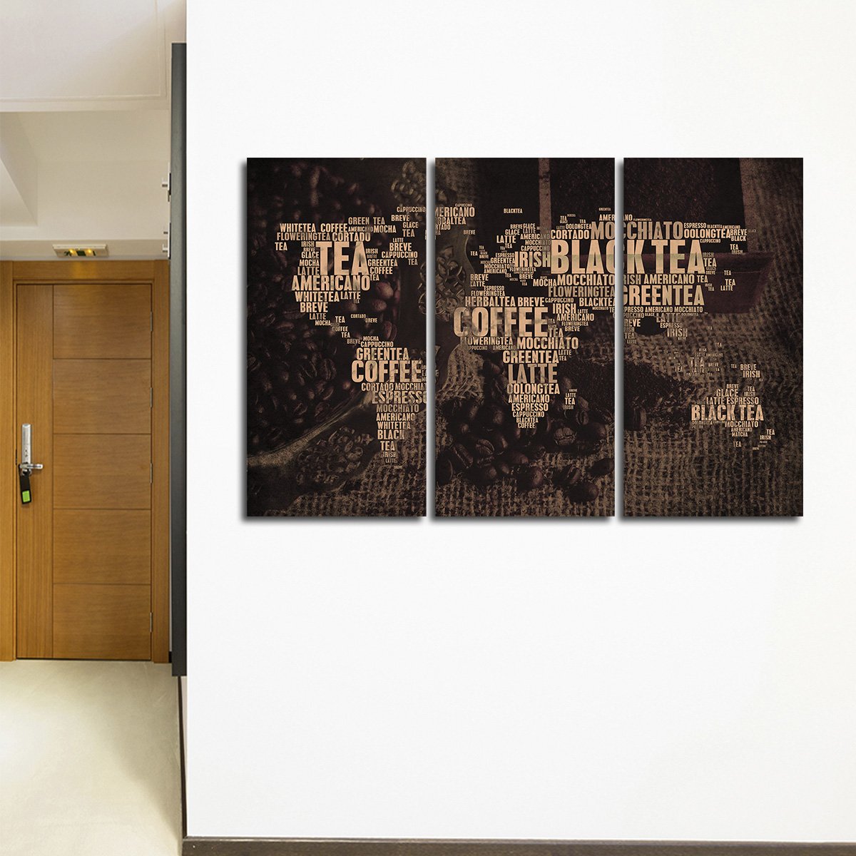 World Of Coffee And Tea Multi Panel Canvas Wall Art