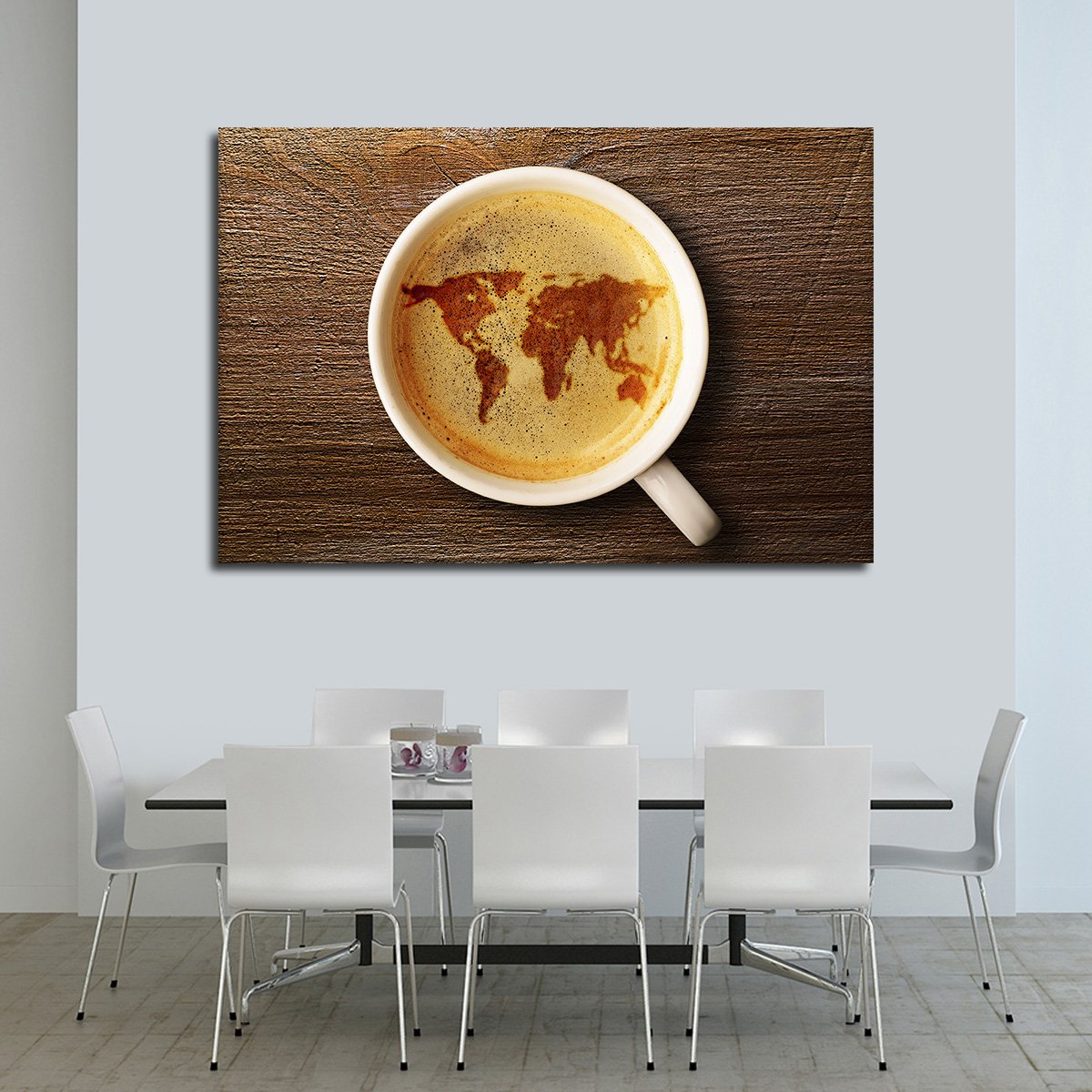 World Of Espresso Multi Panel Canvas Wall Art