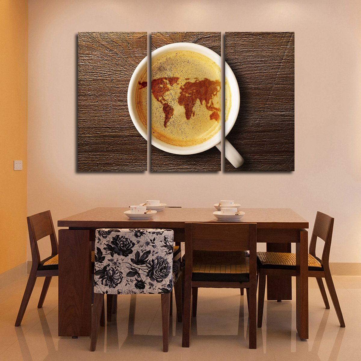 World Of Espresso Multi Panel Canvas Wall Art