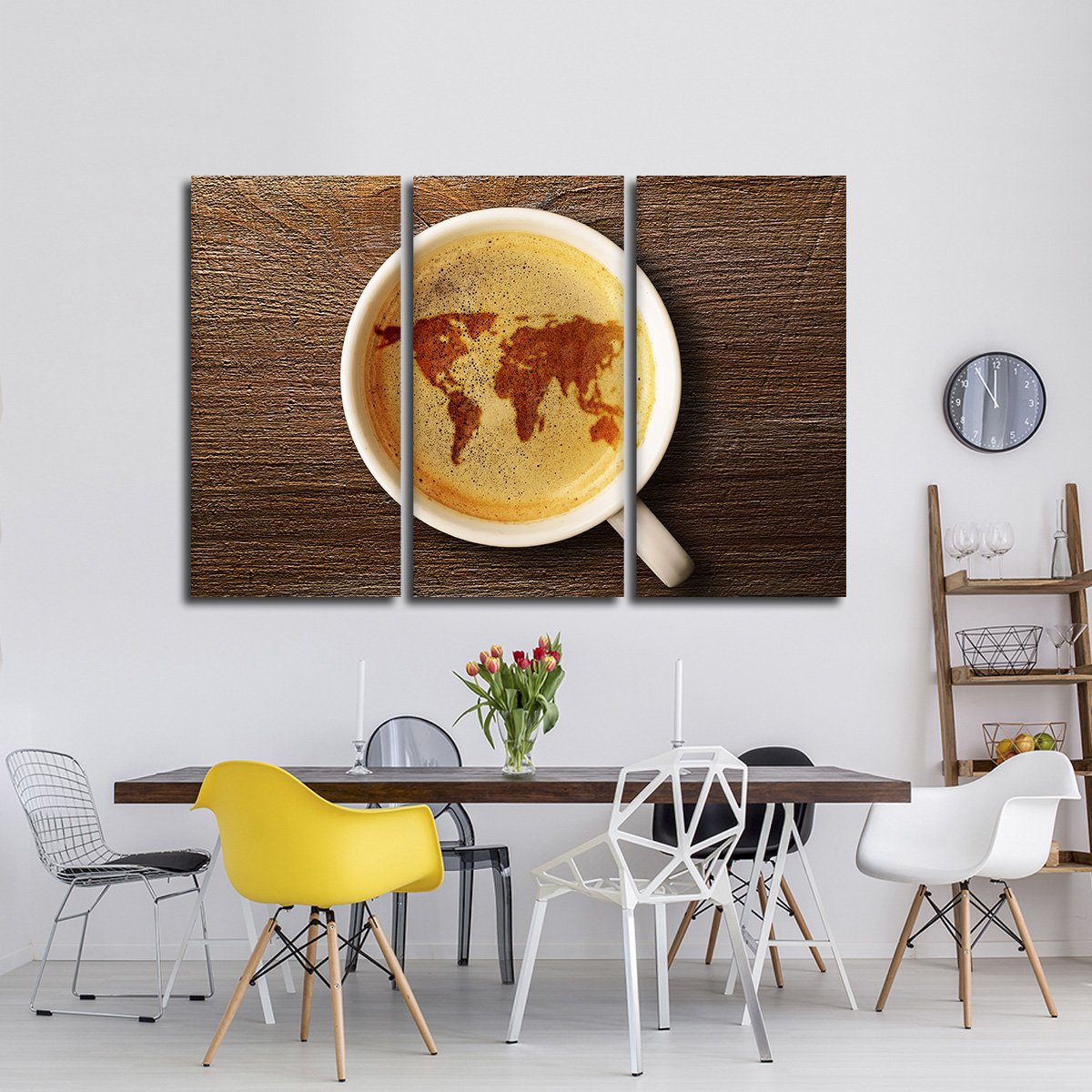 World Of Espresso Multi Panel Canvas Wall Art