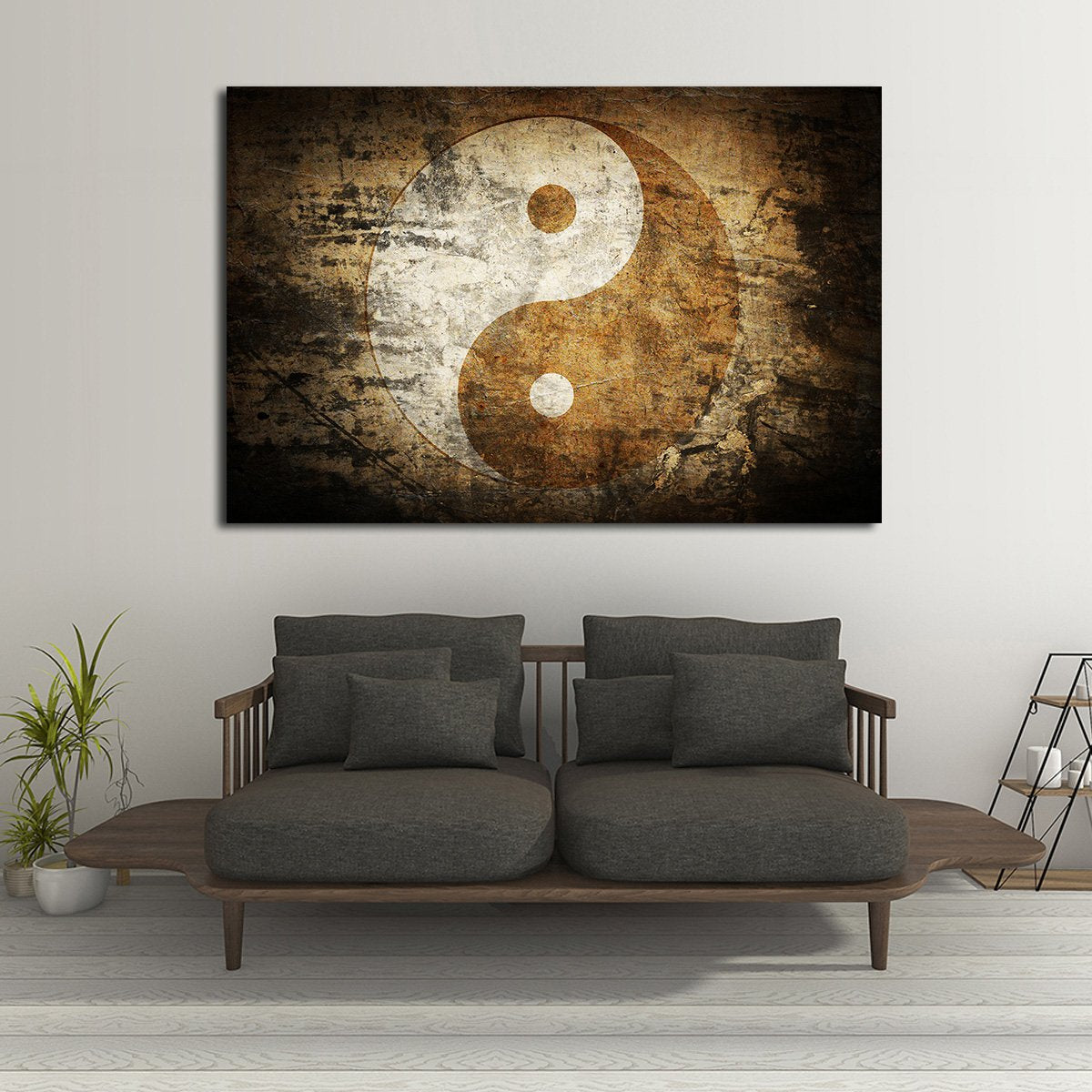 Yin-Yang Multi Panel Canvas Wall Art