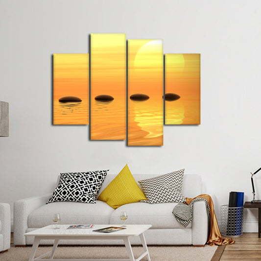 Zen path Multi Panel Canvas Wall Art