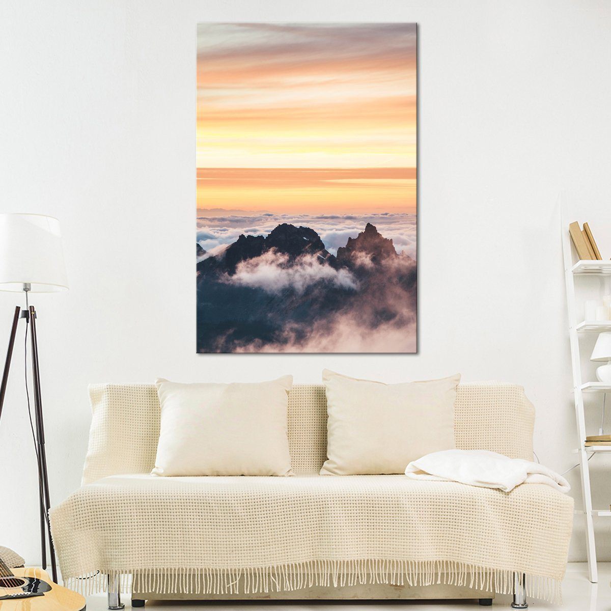 Colors Of The Sky Multi Panel Canvas Wall Art sky ElephantStock 1 Piece 8" X 12" 