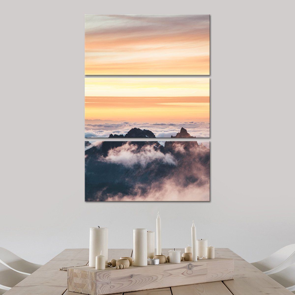 Colors Of The Sky Multi Panel Canvas Wall Art sky ElephantStock 