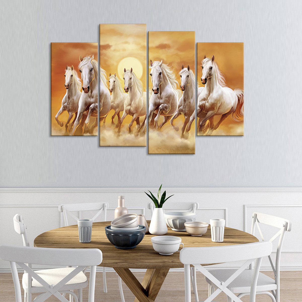 Magnificent Seven Multi Panel Canvas Wall Art