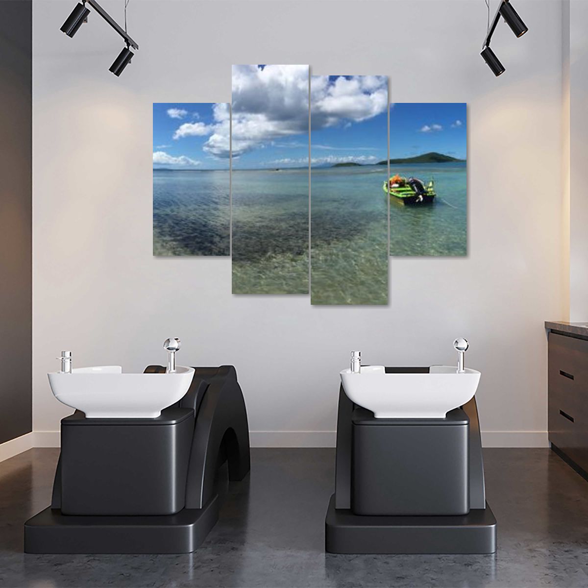 Arkadi Test Framed PRD Multi Panel Canvas Wall Art