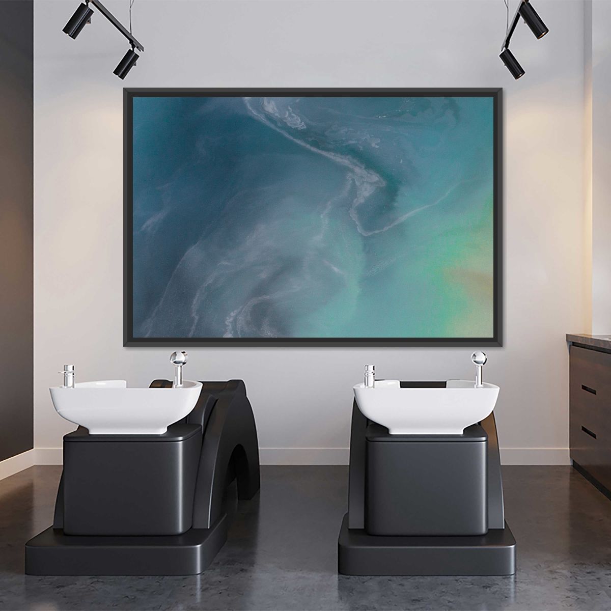 Abstract Beach Multi Panel Canvas Wall Art
