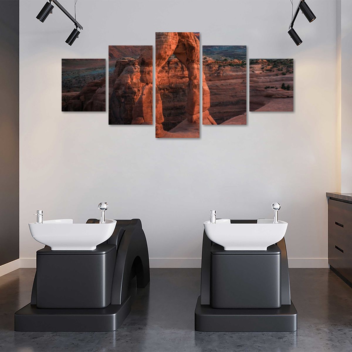 Arches National Park Multi Panel Canvas Wall Art