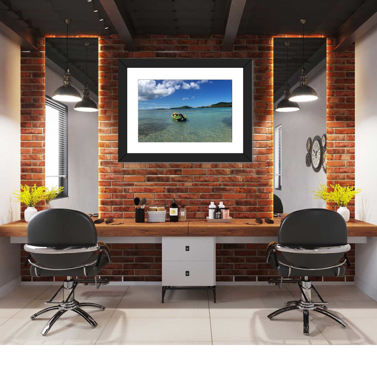 Arkadi Test Framed PRD Multi Panel Canvas Wall Art