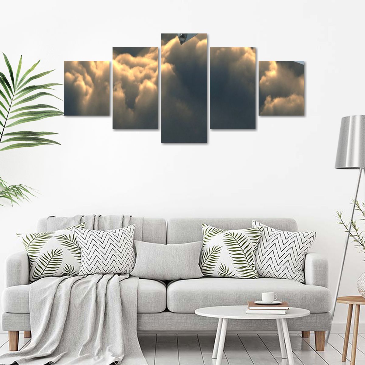 Above the Clouds Multi Panel Canvas Wall Art