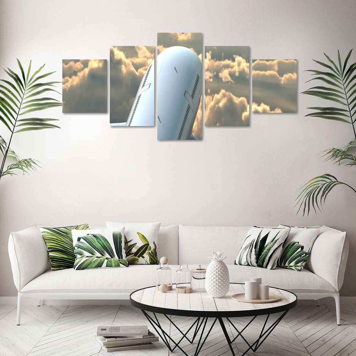 Above the Clouds Multi Panel Canvas Wall Art