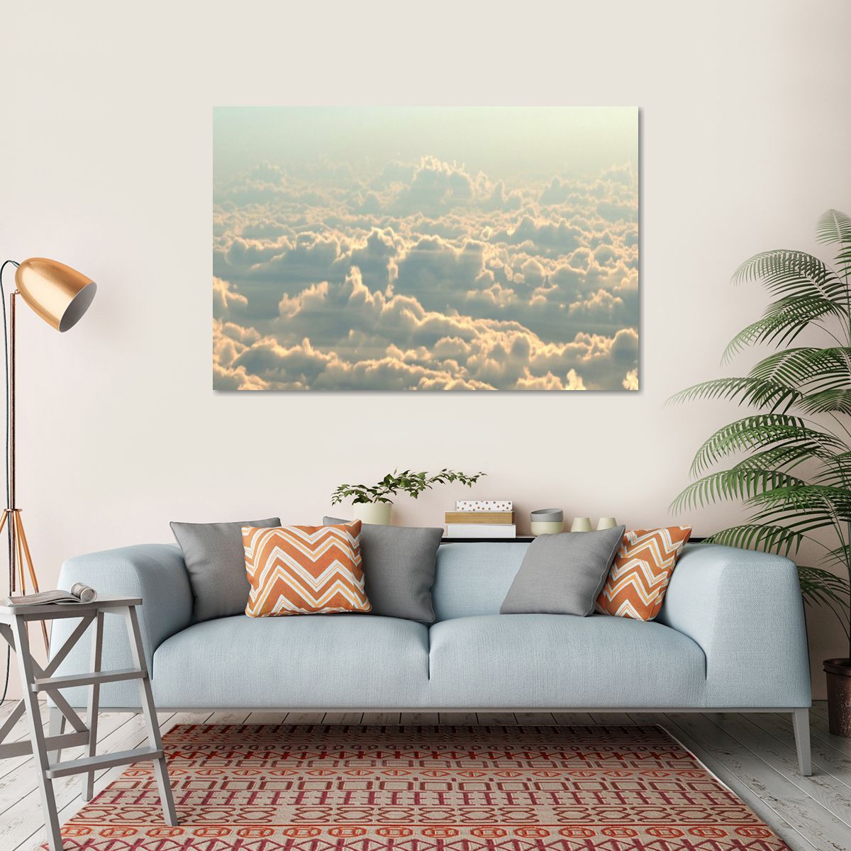 Above the Clouds Multi Panel Canvas Wall Art