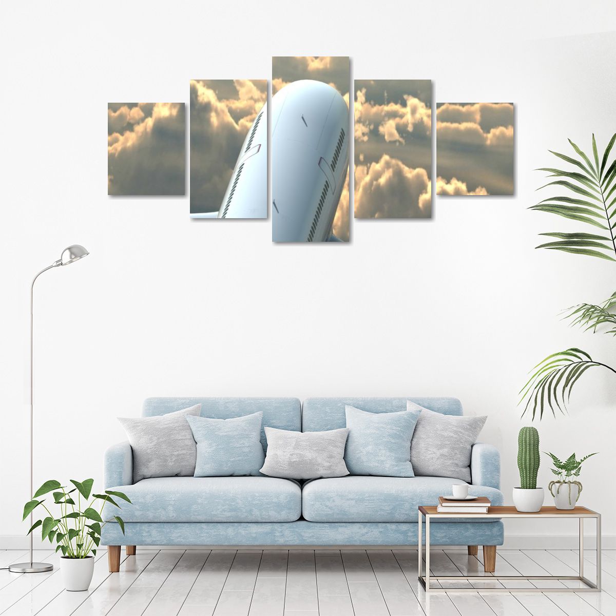 Above the Clouds Multi Panel Canvas Wall Art