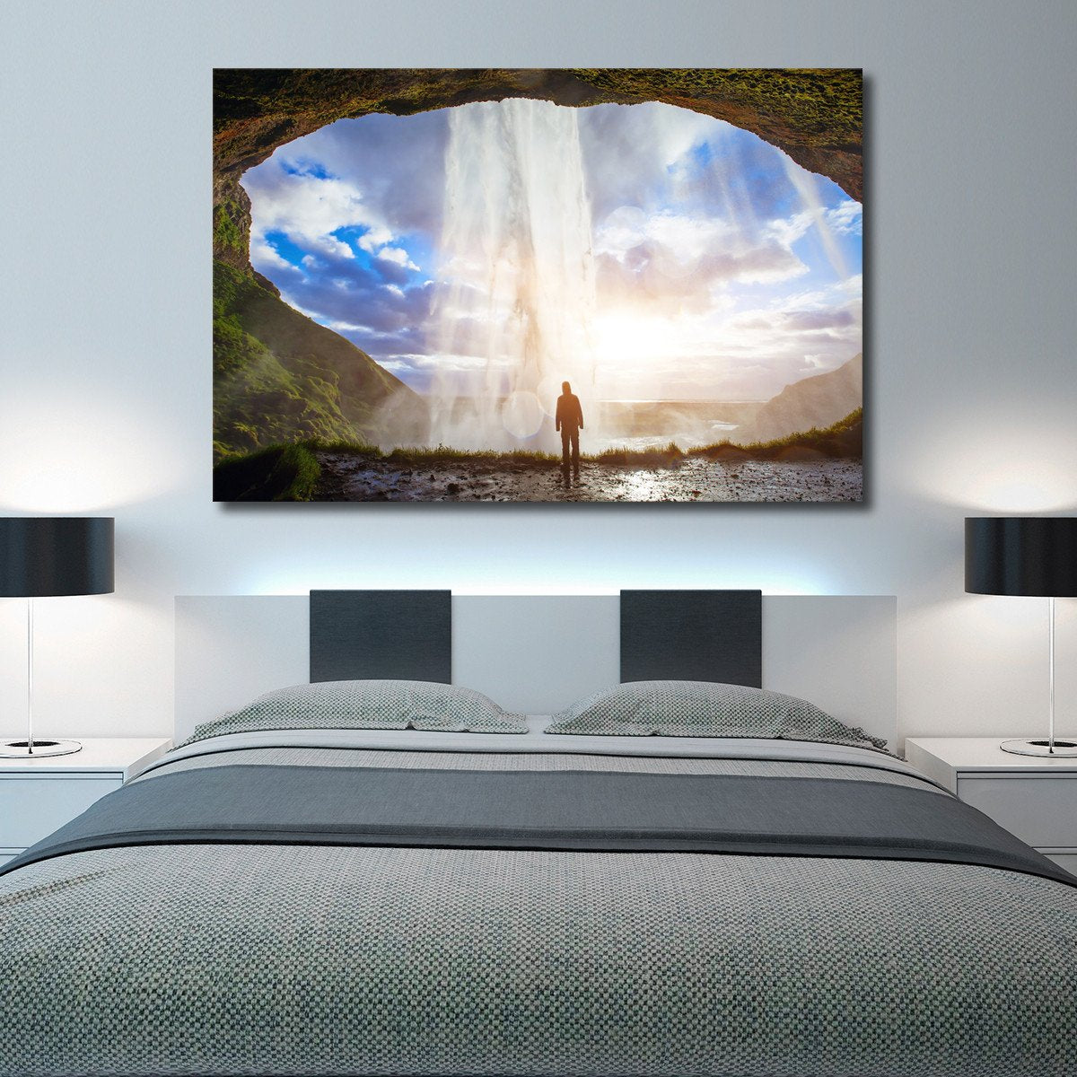 Incredible Waterfall Multi Panel Canvas Wall Art