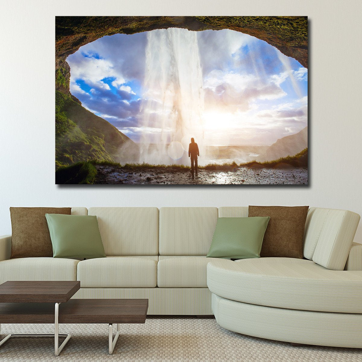 Incredible Waterfall Multi Panel Canvas Wall Art
