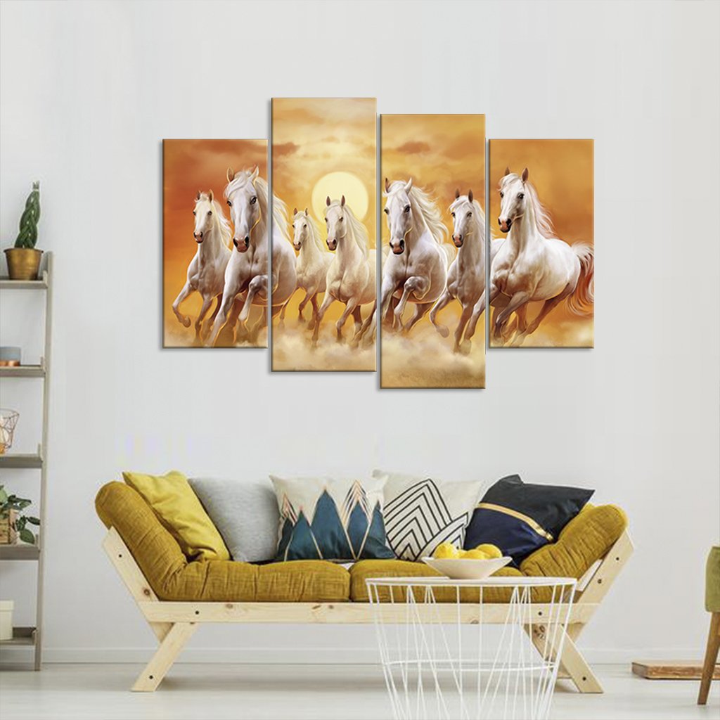 Magnificent Seven Multi Panel Canvas Wall Art