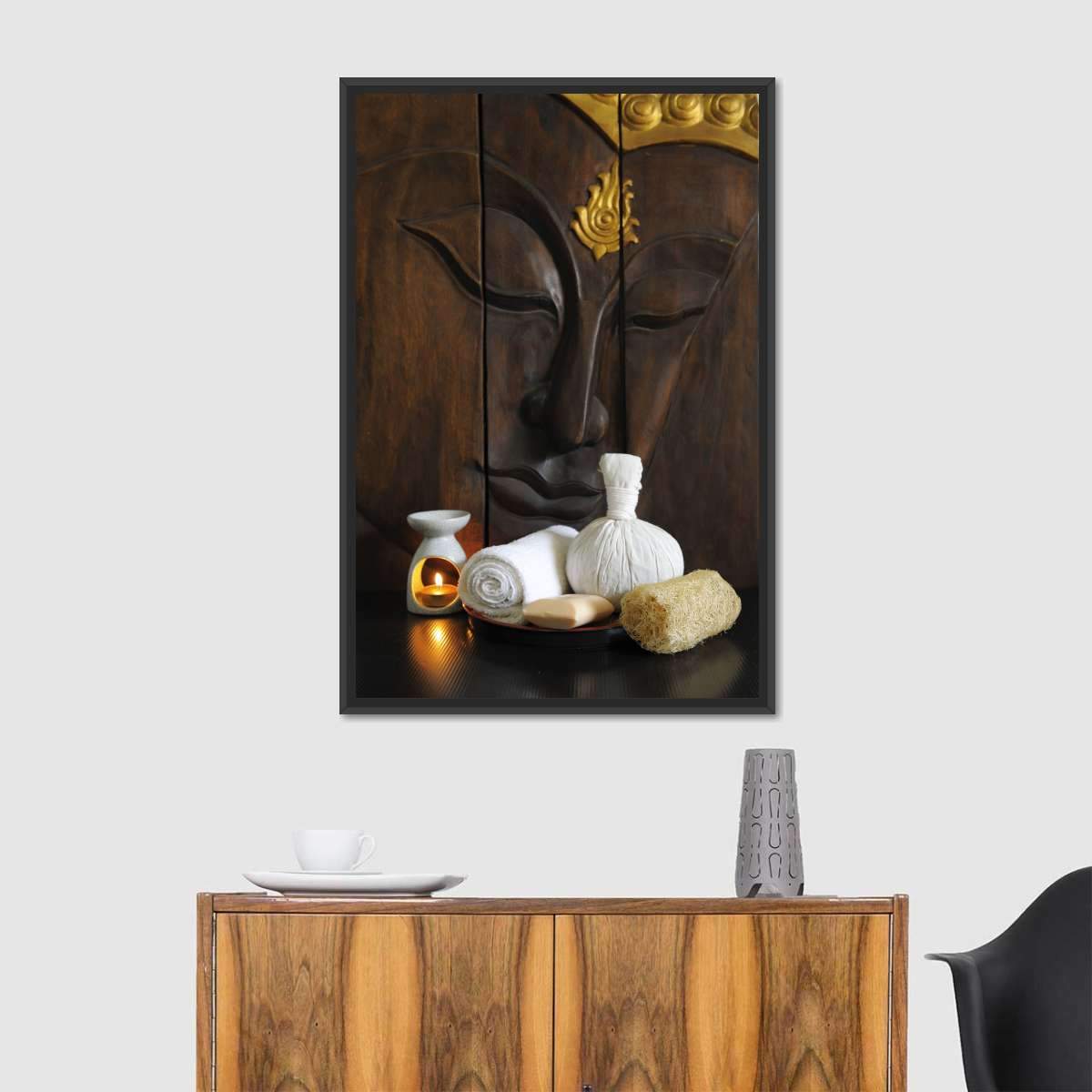Harmonious Buddha Multi Panel Canvas Wall Art