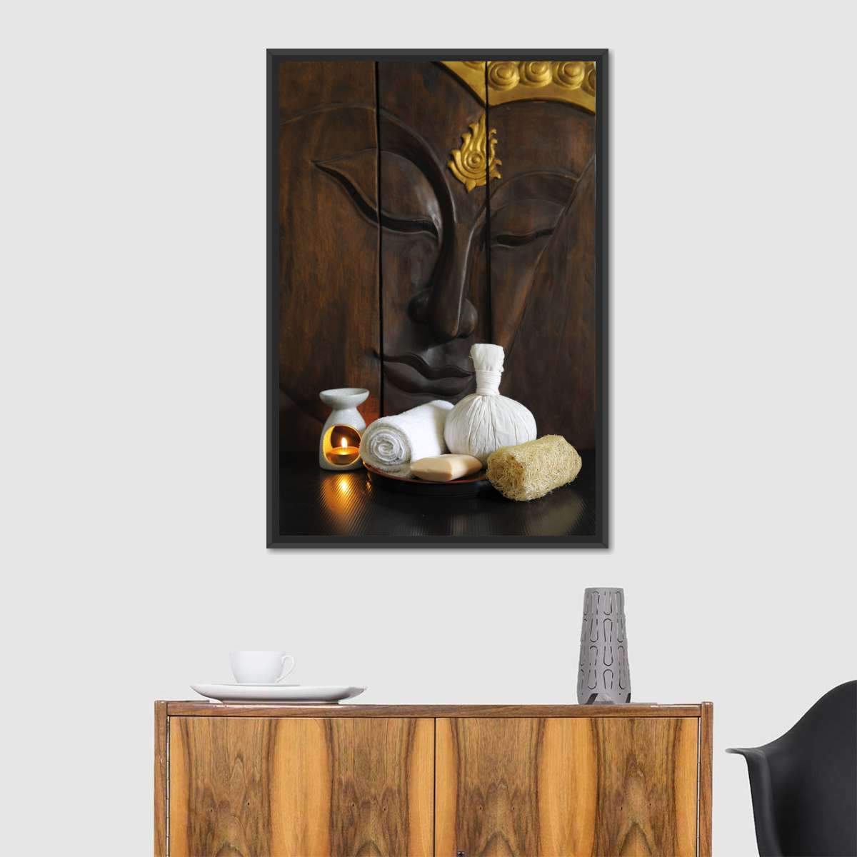 Harmonious Buddha Multi Panel Canvas Wall Art