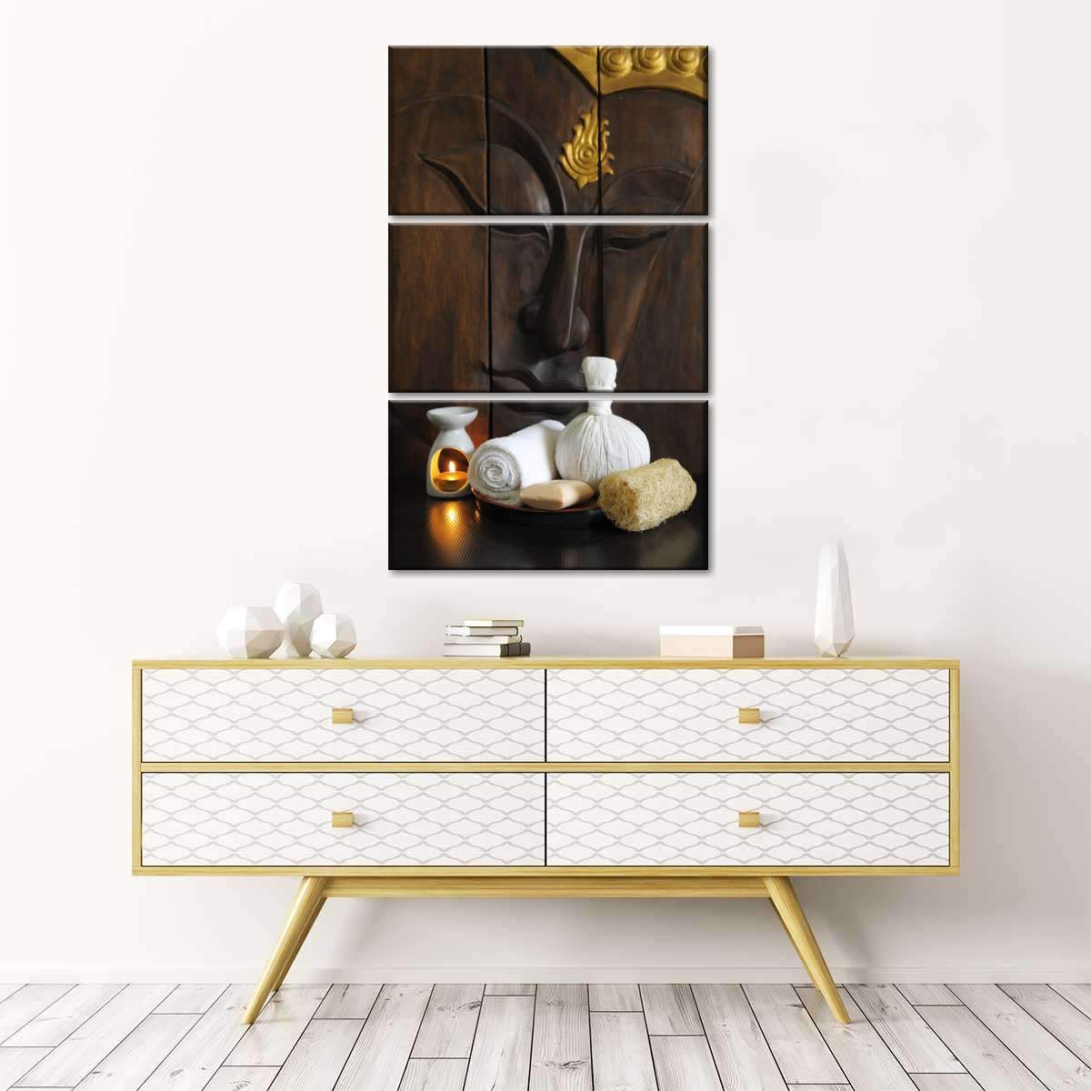 Harmonious Buddha Multi Panel Canvas Wall Art