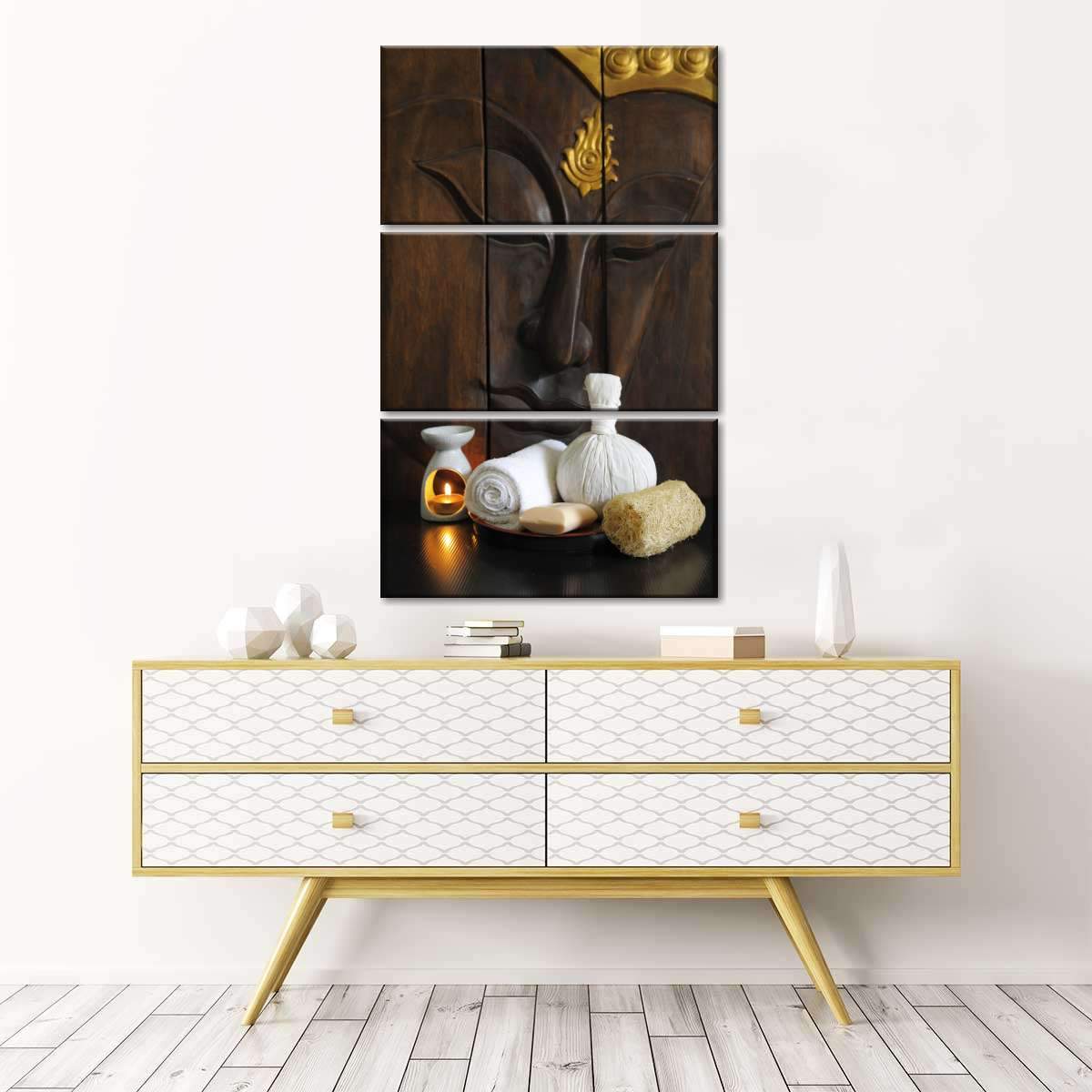 Harmonious Buddha Multi Panel Canvas Wall Art