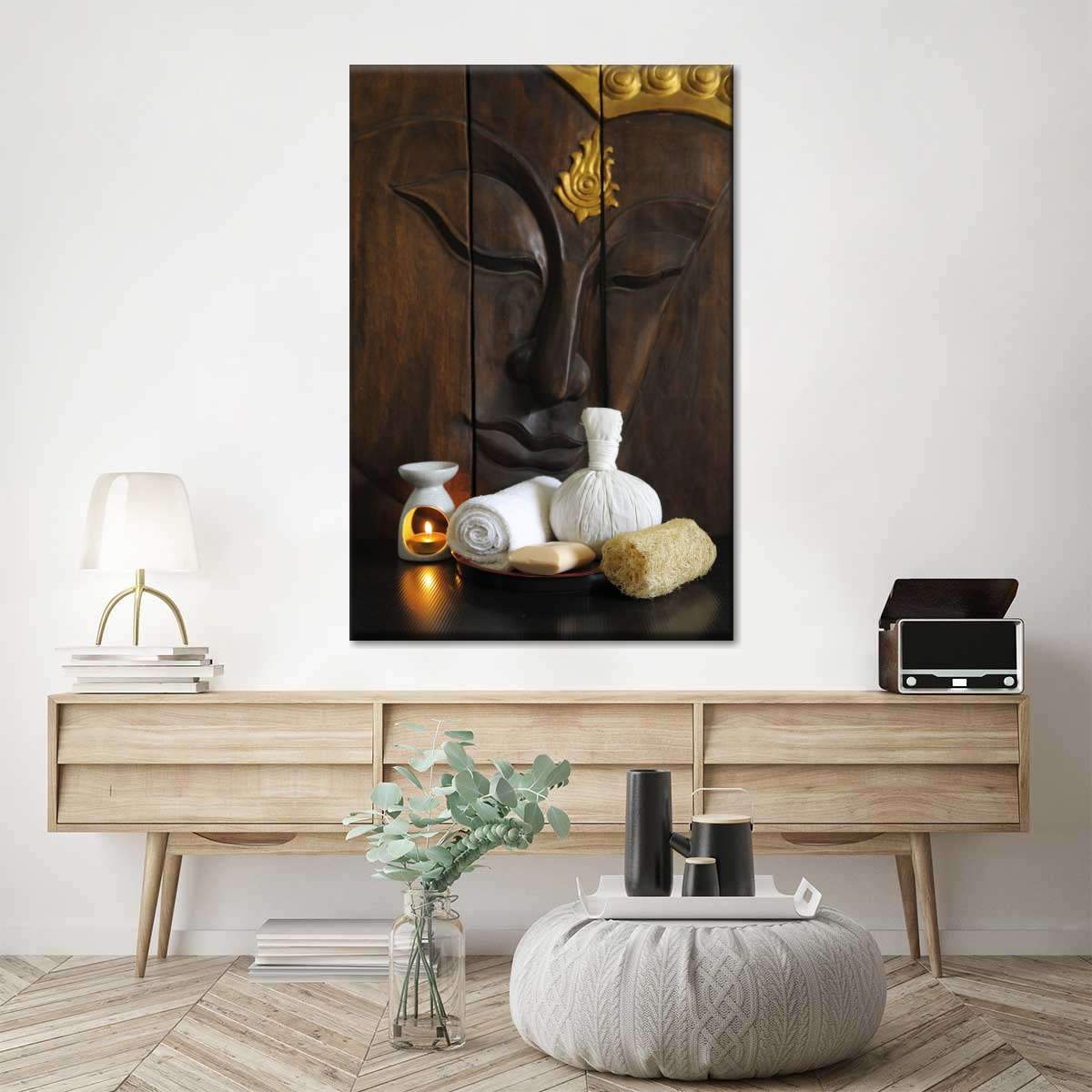 Harmonious Buddha Multi Panel Canvas Wall Art