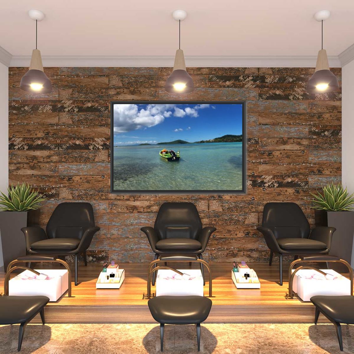 Arkadi Test Framed PRD Multi Panel Canvas Wall Art