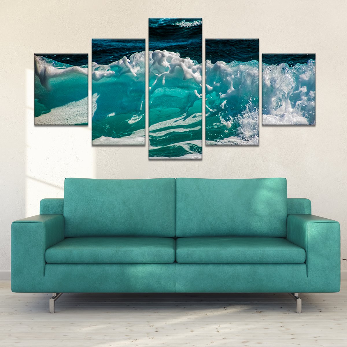 Small Splash Multi Panel Canvas Wall Art