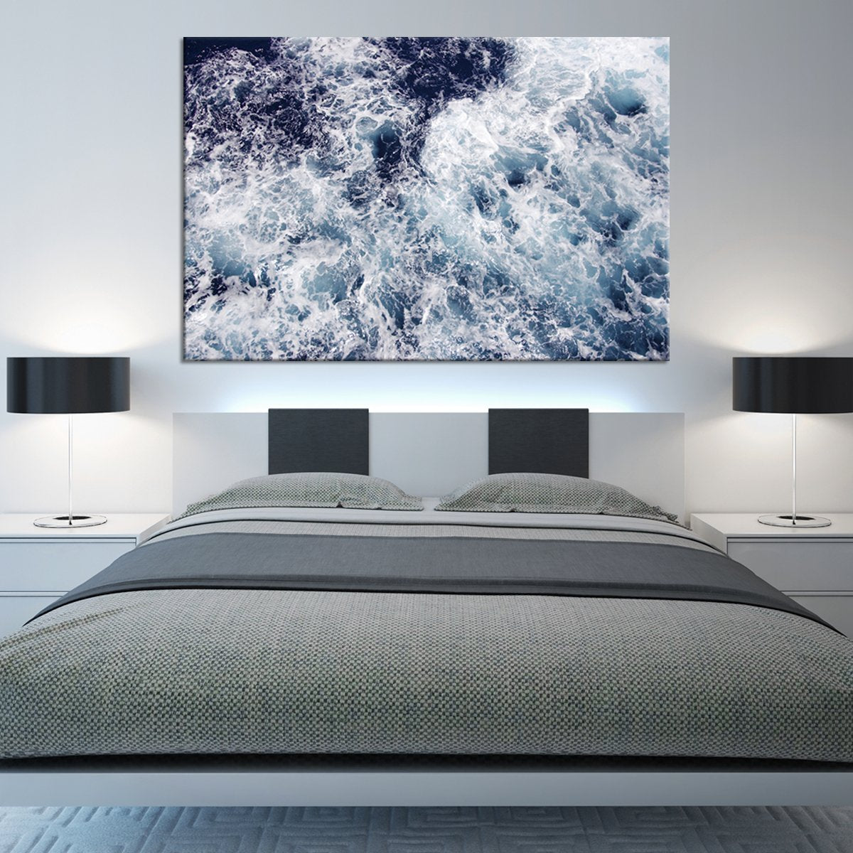 Ocean Flow Multi Panel Canvas Wall Art