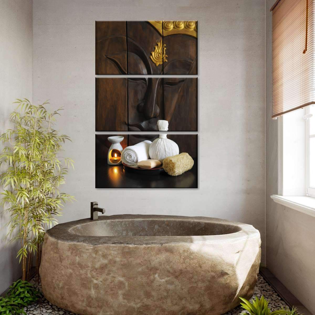 Harmonious Buddha Multi Panel Canvas Wall Art