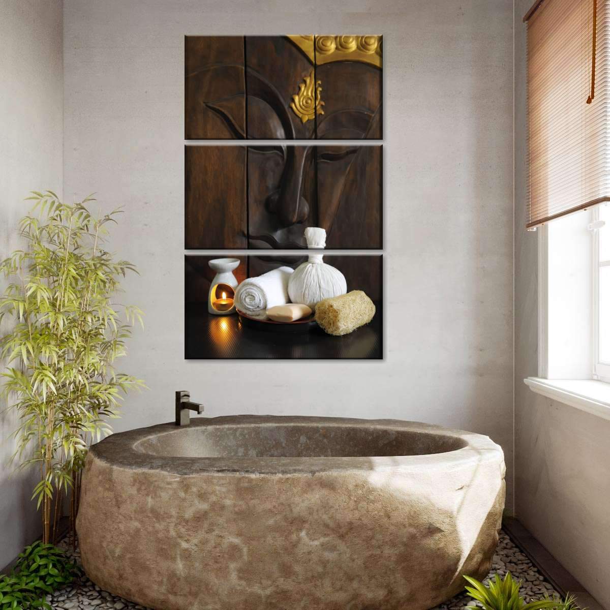 Harmonious Buddha Multi Panel Canvas Wall Art