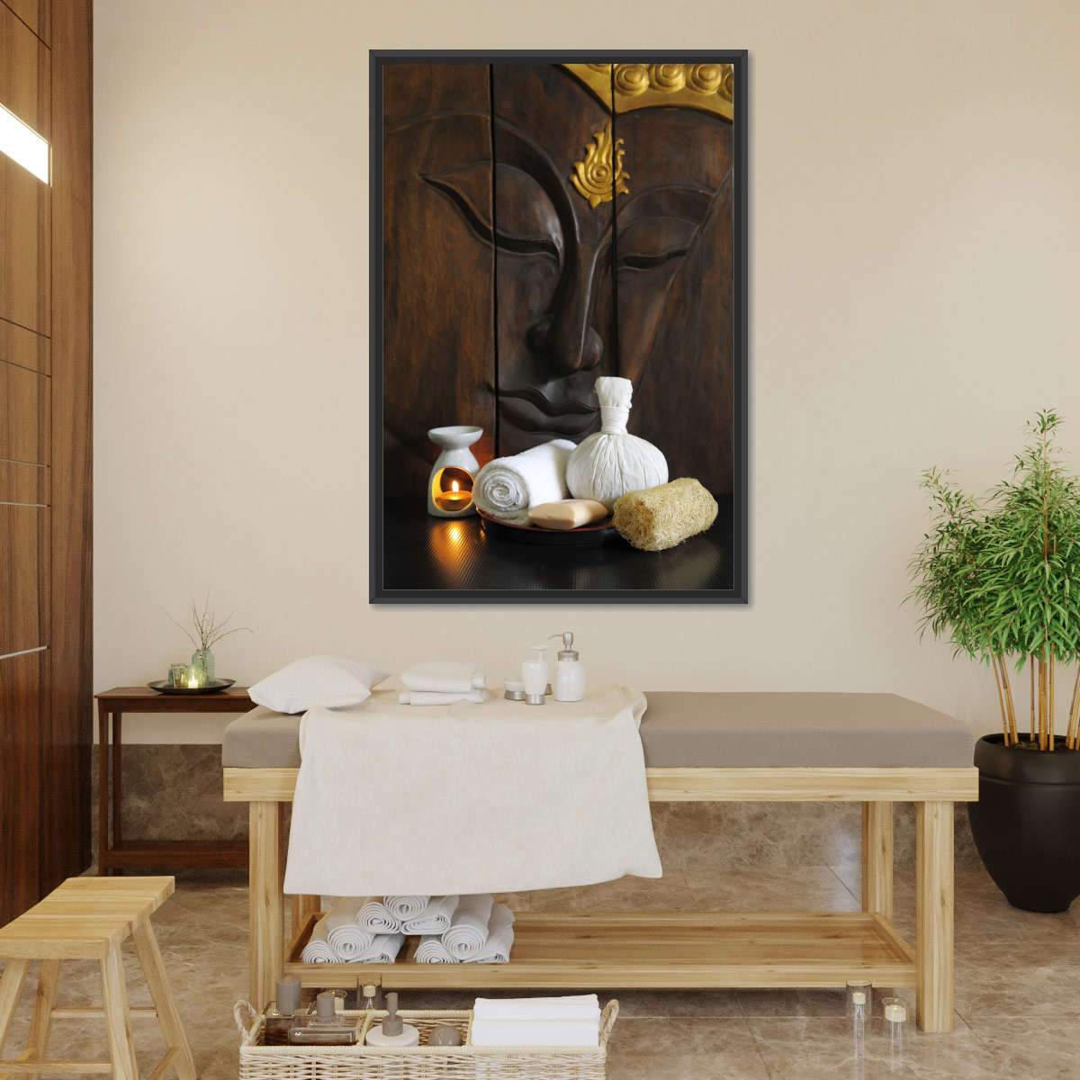 Harmonious Buddha Multi Panel Canvas Wall Art