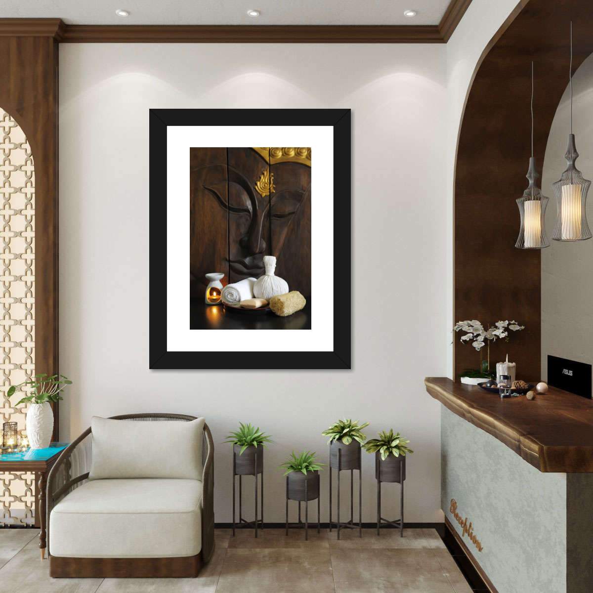 Harmonious Buddha Multi Panel Canvas Wall Art