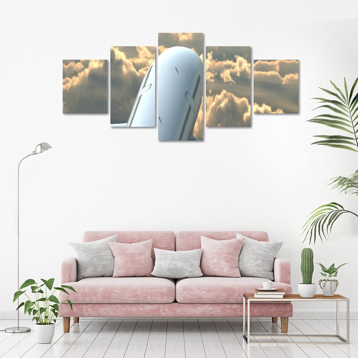 Above the Clouds Multi Panel Canvas Wall Art