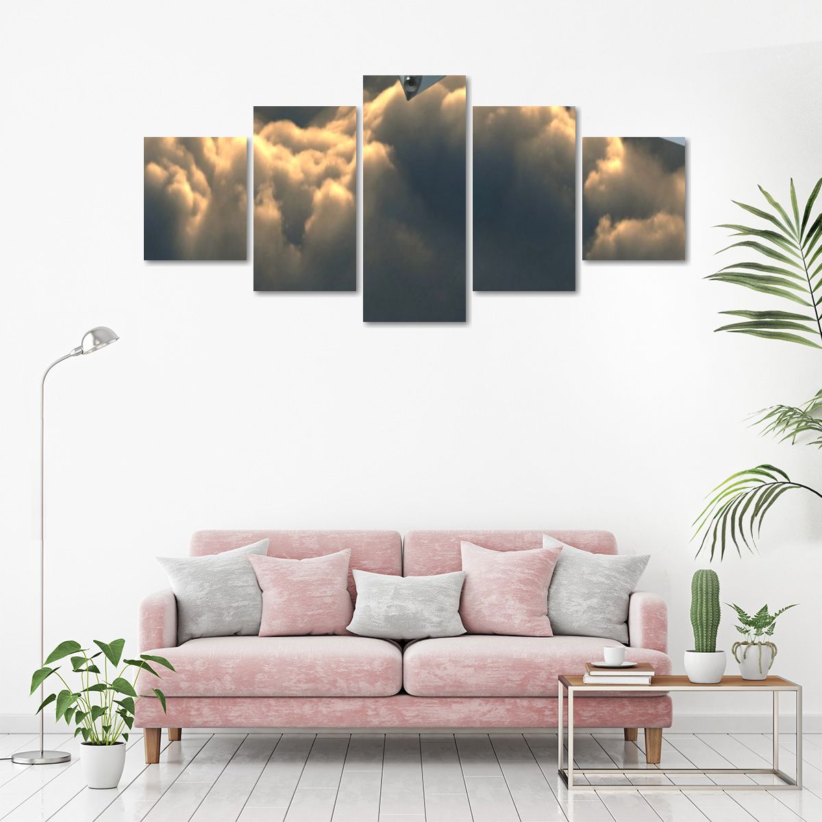 Above the Clouds Multi Panel Canvas Wall Art