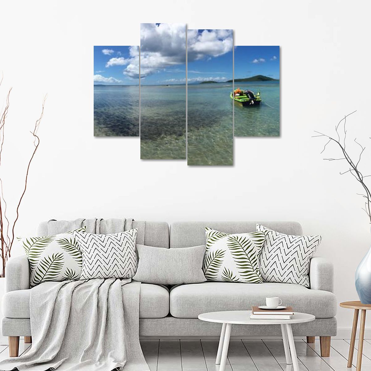 Arkadi Test Framed PRD Multi Panel Canvas Wall Art