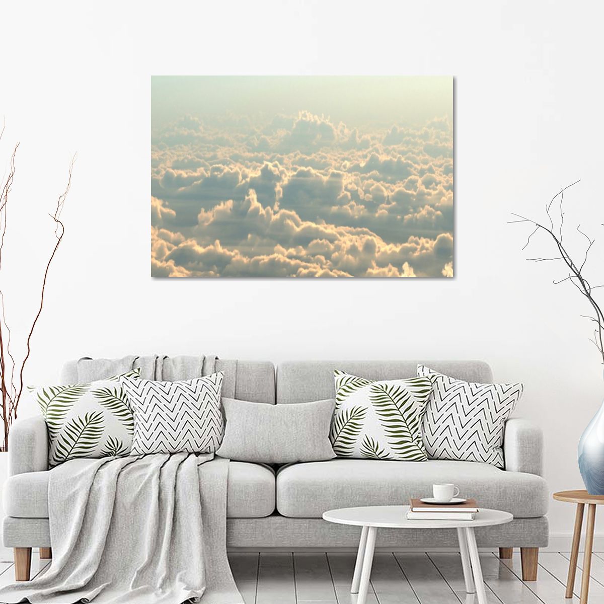 Above the Clouds Multi Panel Canvas Wall Art