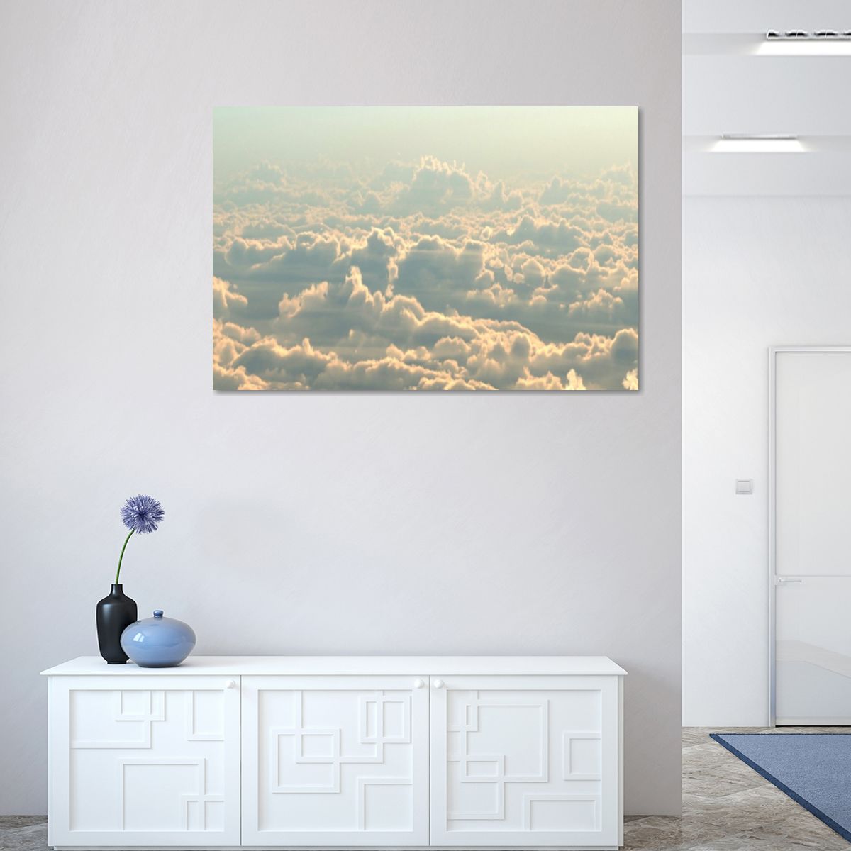 Above the Clouds Multi Panel Canvas Wall Art