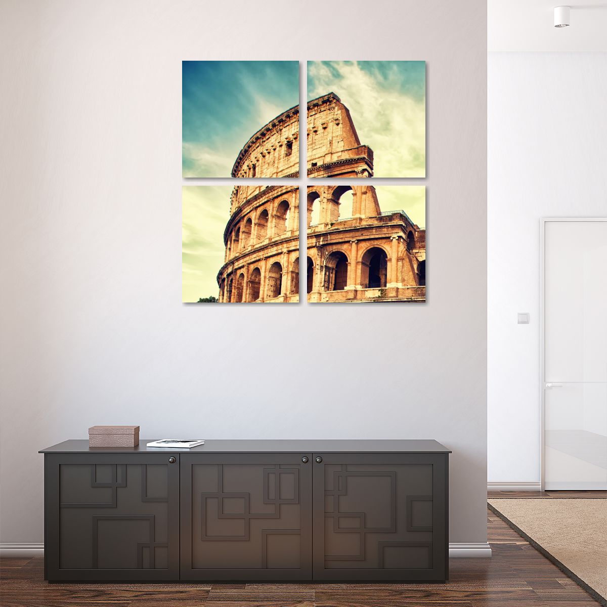 Great Colosseum Multi Panel Canvas Wall Art