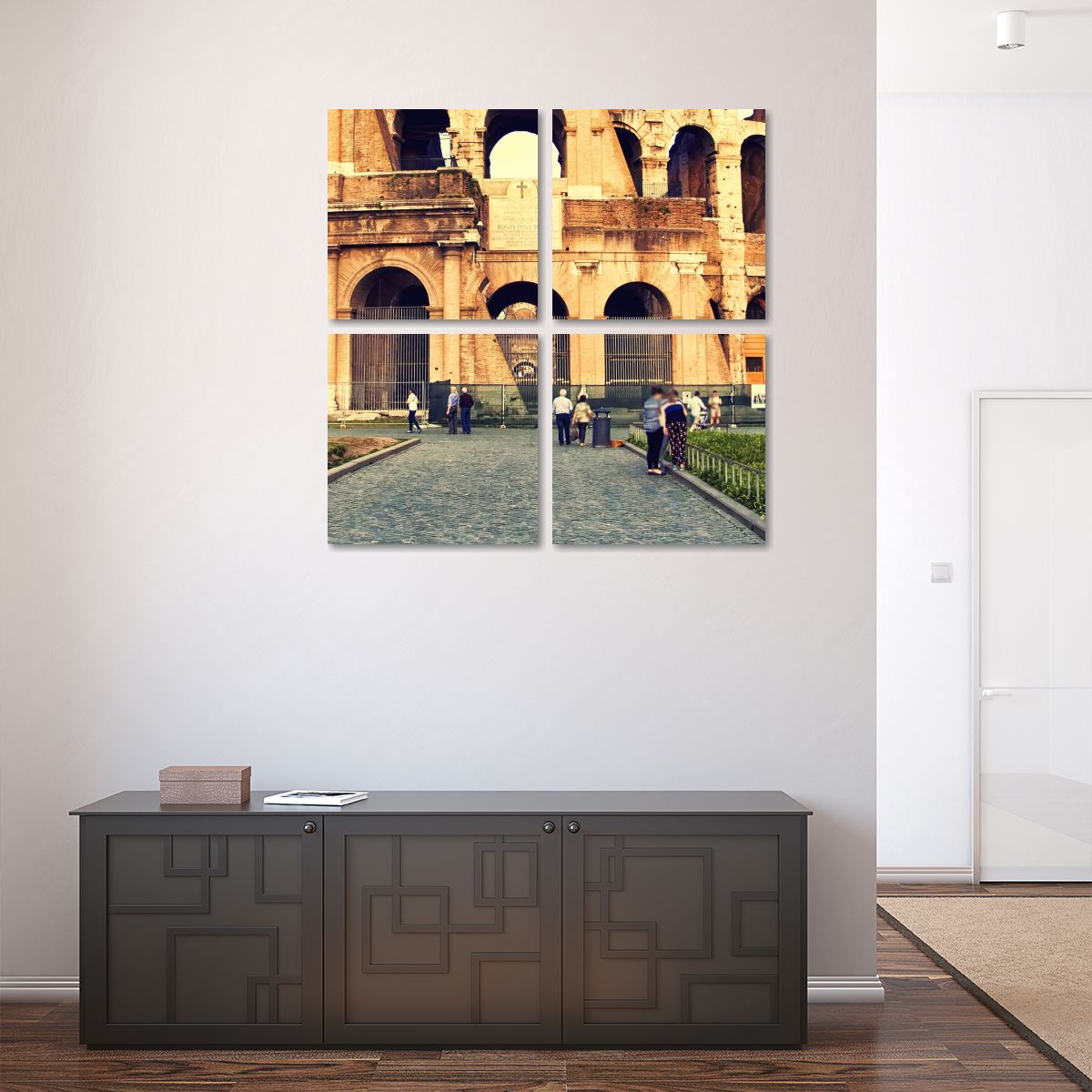 Great Colosseum Multi Panel Canvas Wall Art