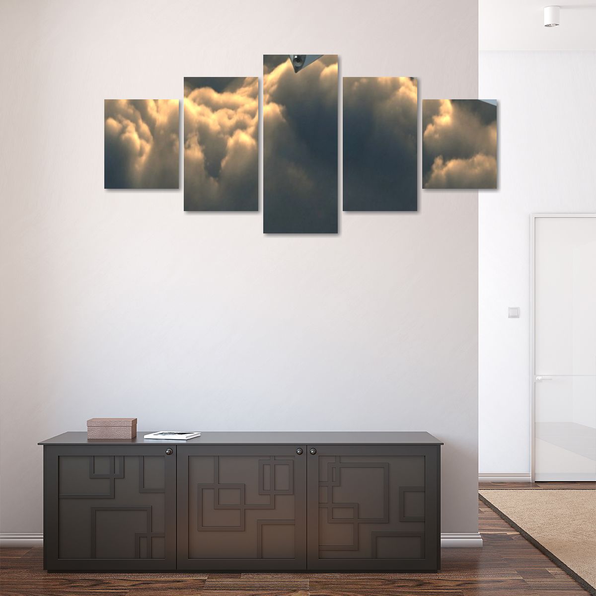 Above the Clouds Multi Panel Canvas Wall Art