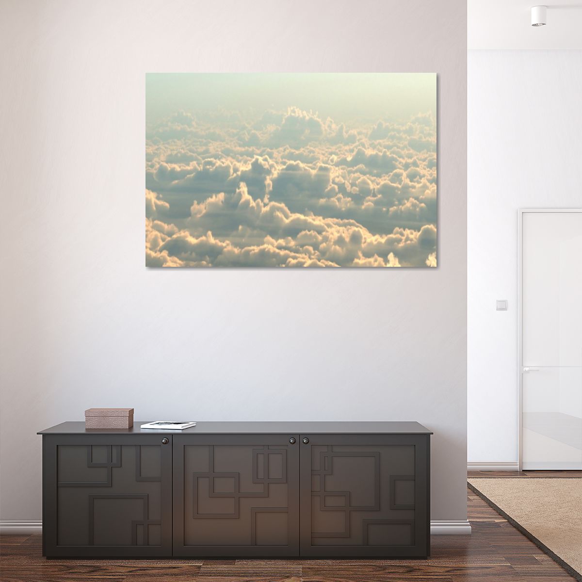 Above the Clouds Multi Panel Canvas Wall Art