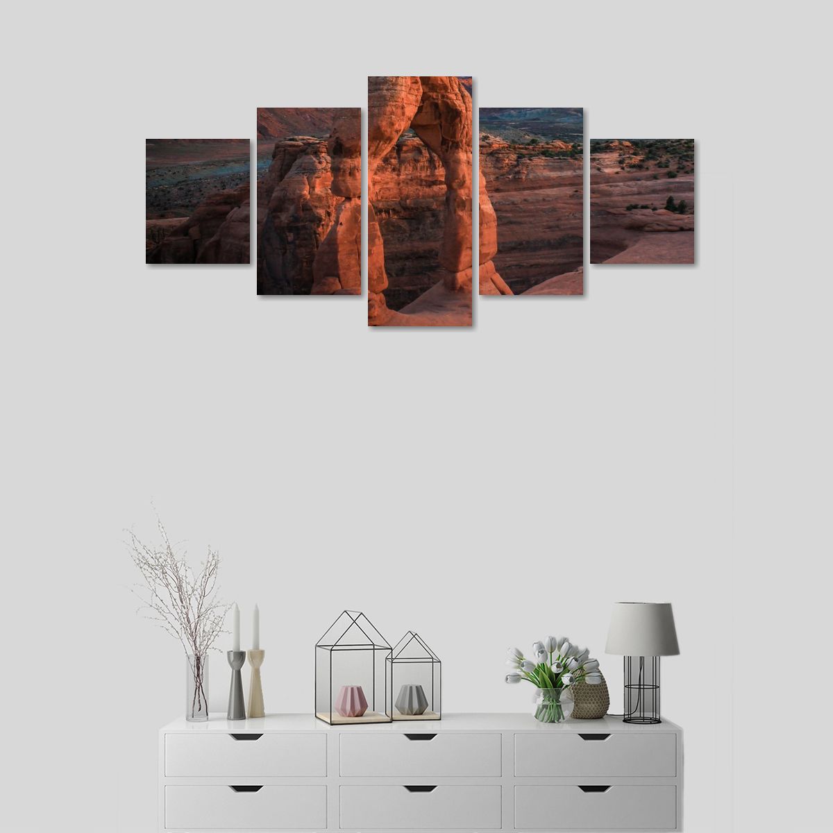 Arches National Park Multi Panel Canvas Wall Art