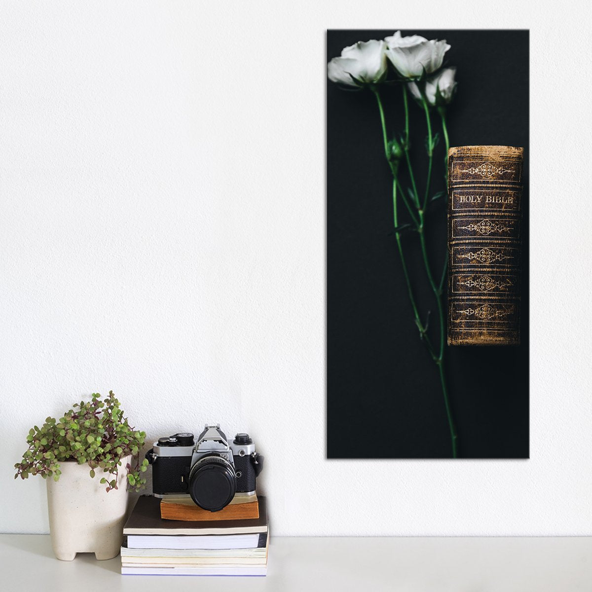 The Holy Bible Multi Panel Canvas Wall Art religion ElephantStock 