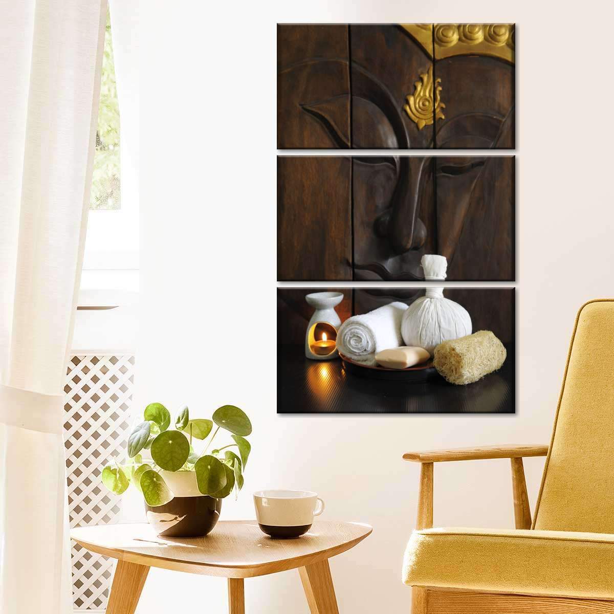 Harmonious Buddha Multi Panel Canvas Wall Art